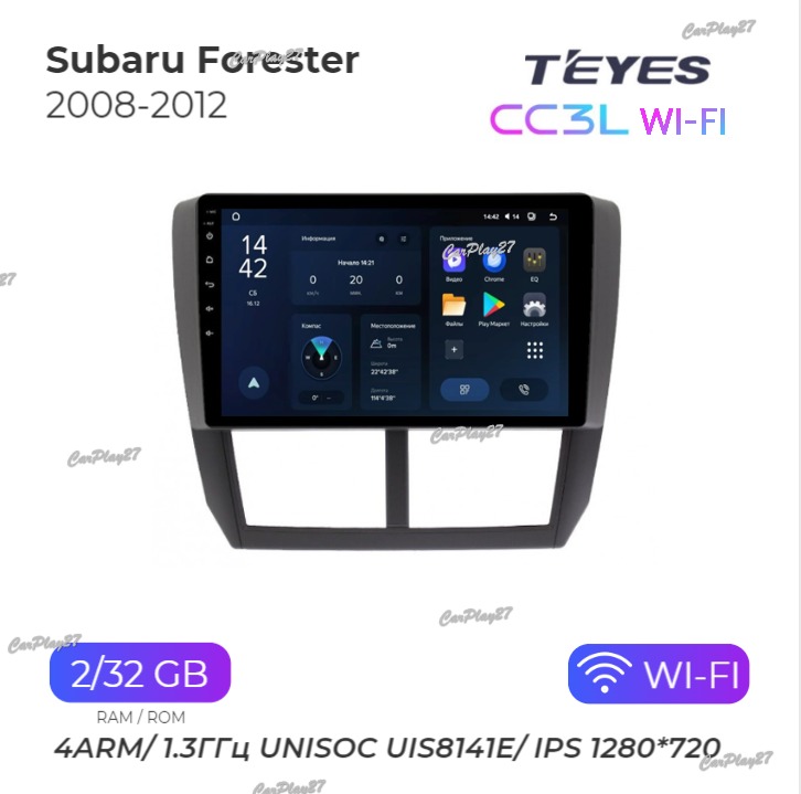 Магнитола штатная Subaru Forester 2008