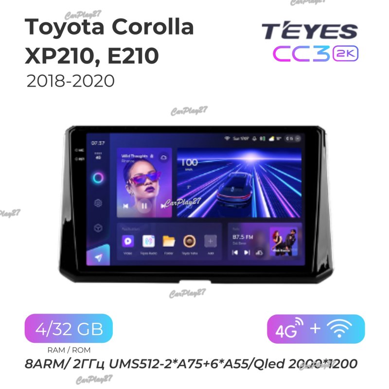 Магнитола штатная Toyota Corolla 2018