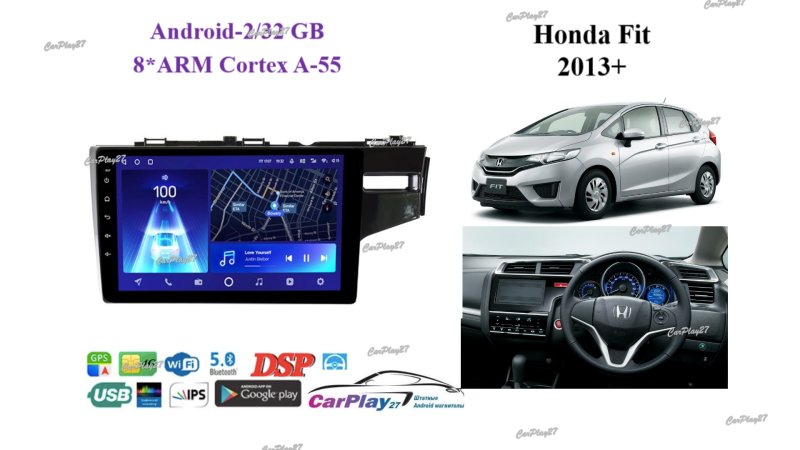Магнитола штатная Honda Fit 2013+