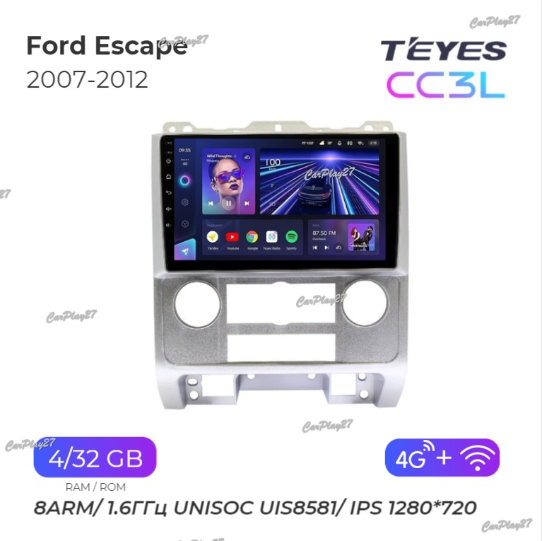 Магнитола штатная Ford Escape 2007