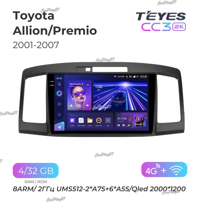 Магнитола штатная Toyota Allion/Premio 2001