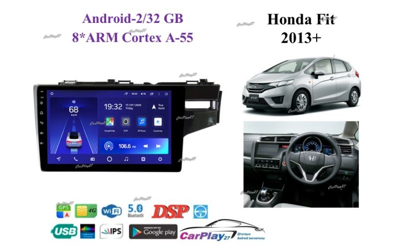 Магнитола штатная Honda Fit 2013+