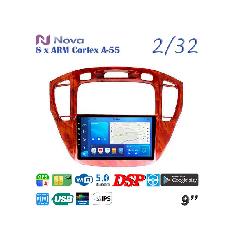 Магнитола штатная Toyota Highlander 2000