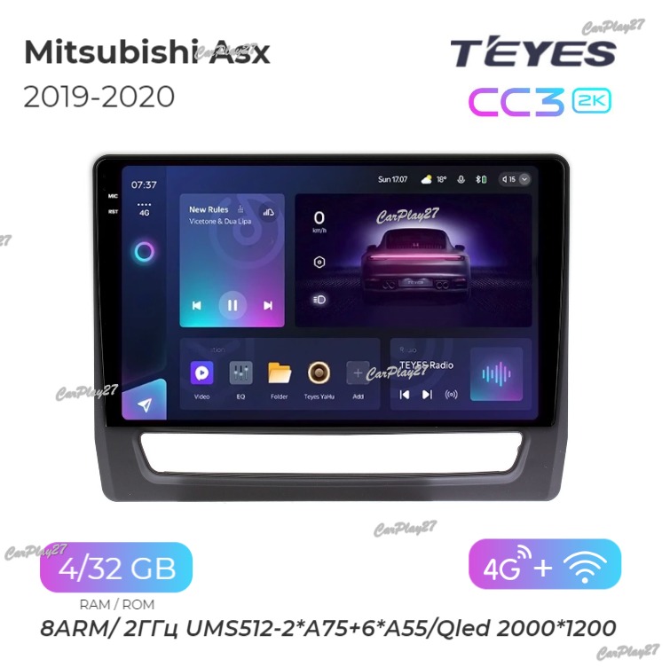 Магнитола штатная Mitsubishi ASX 2019