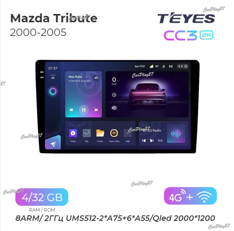 Магнитола штатная Mazda Tribute 2000