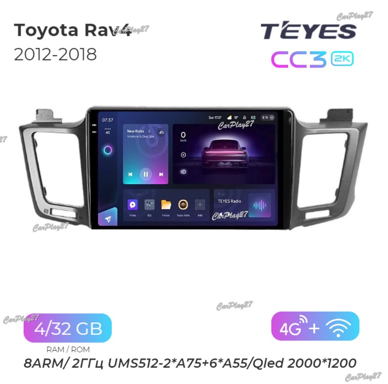 Магнитола штатная Toyota Rav4 2012