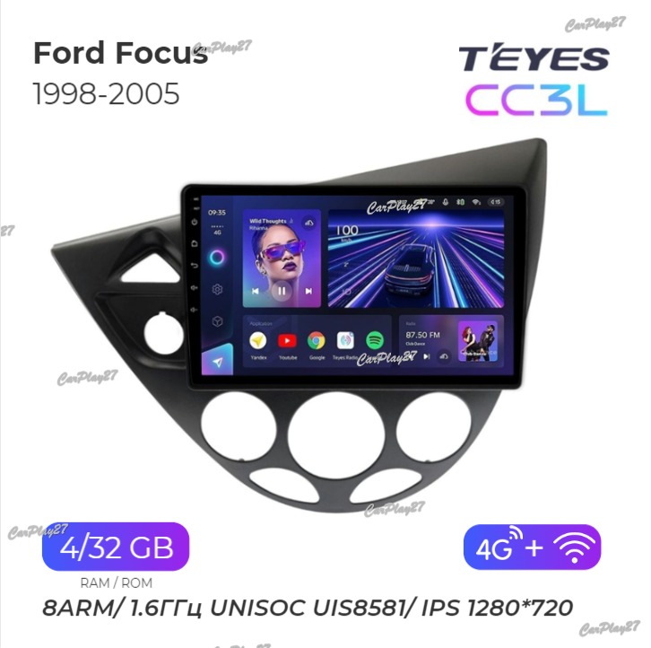 Магнитола штатная Ford Focus 1998