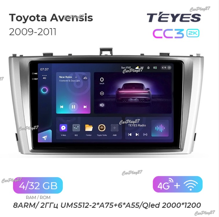 Магнитола штатная Toyota Avensis 2009