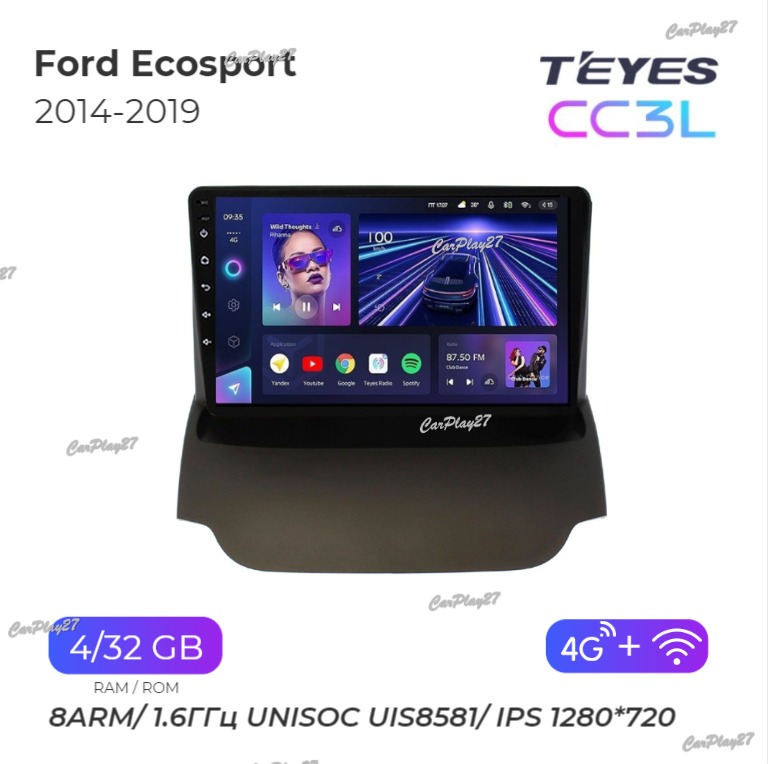 Магнитола штатная Ford Ecosport 2014