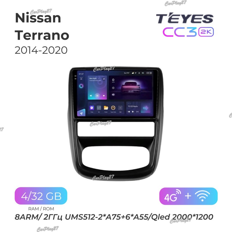 Магнитола штатная Nissan Terrano 2014