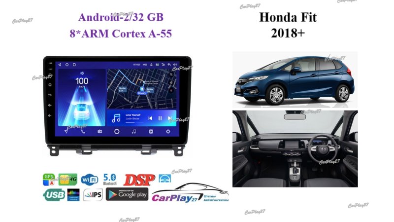 Магнитола штатная Honda Fit 2018+