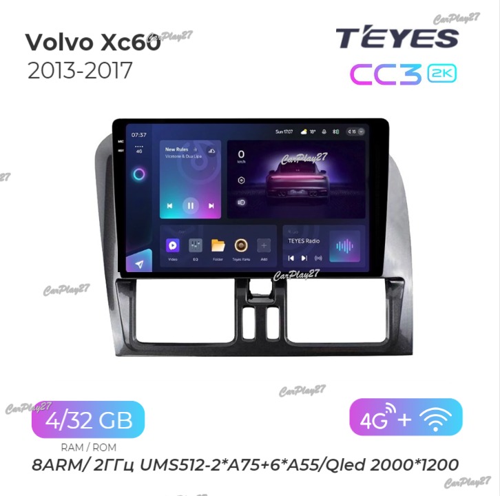 Магнитола штатная Volvo XC60 2013