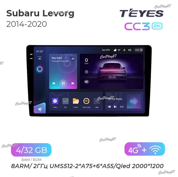 Магнитола штатная Subaru Levorg 2014