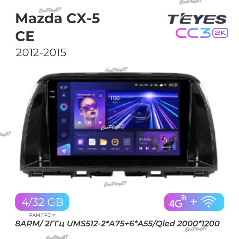 Магнитола штатная Mazda CX-5 2012