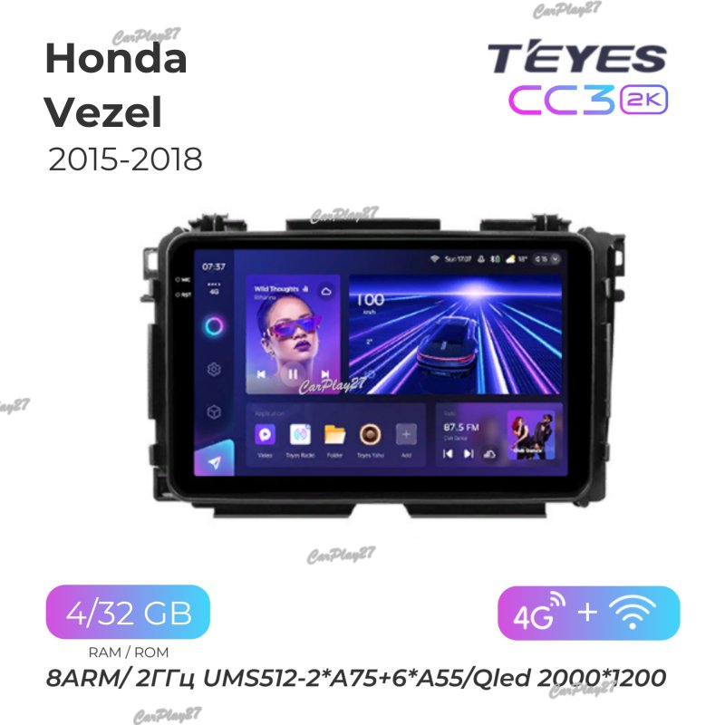 Магнитола штатная Honda Vezel 2015