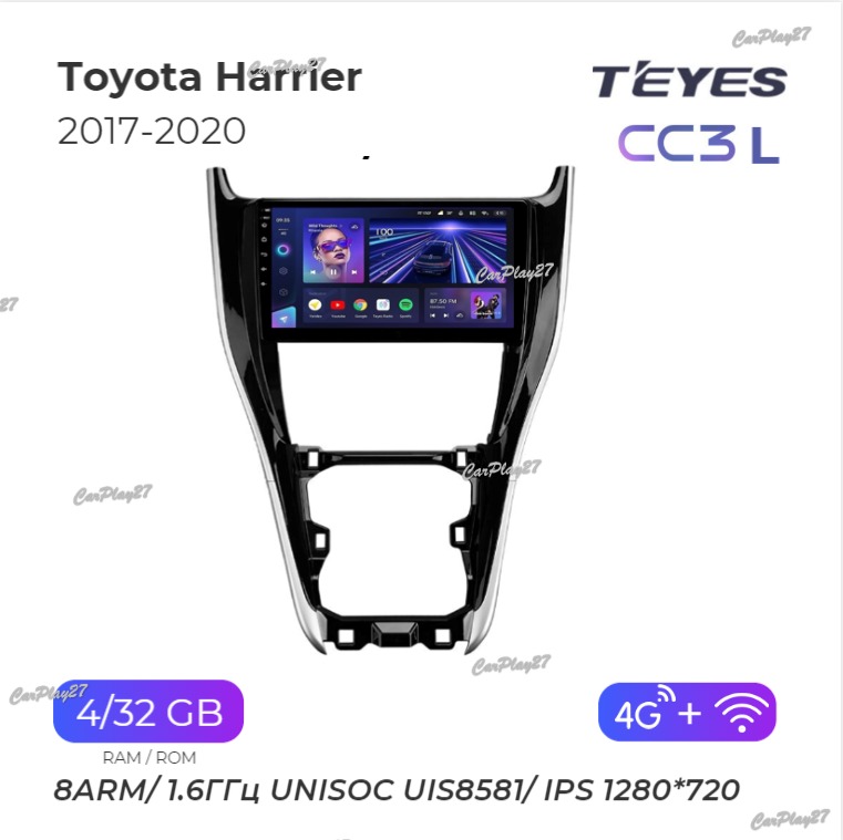 Магнитола штатная Toyota Harrier 2017