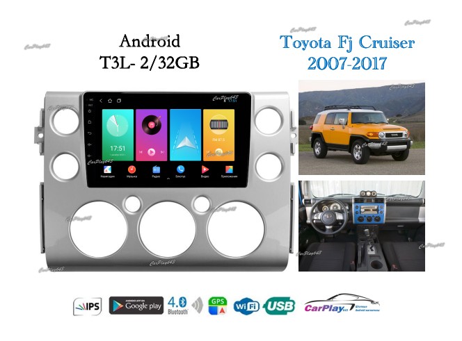 Магнитола штатная Toyota FJ Cruiser 2007