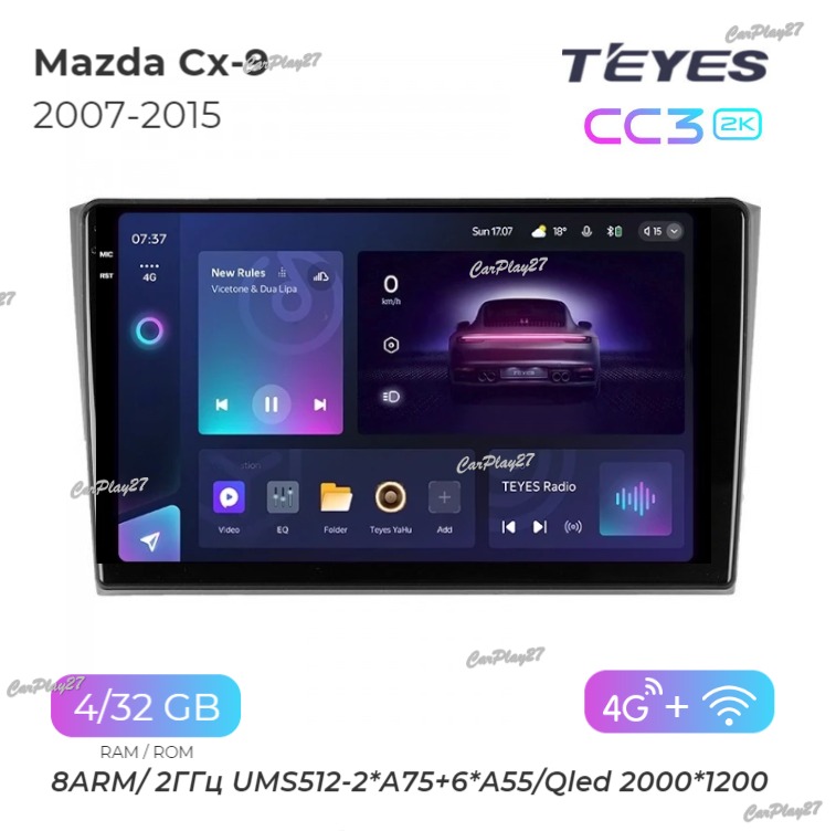 Магнитола штатная Mazda CX-9 2007