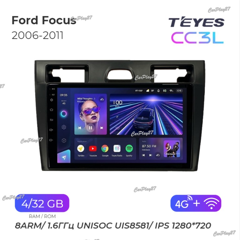 Магнитола штатная Ford Focus 2006