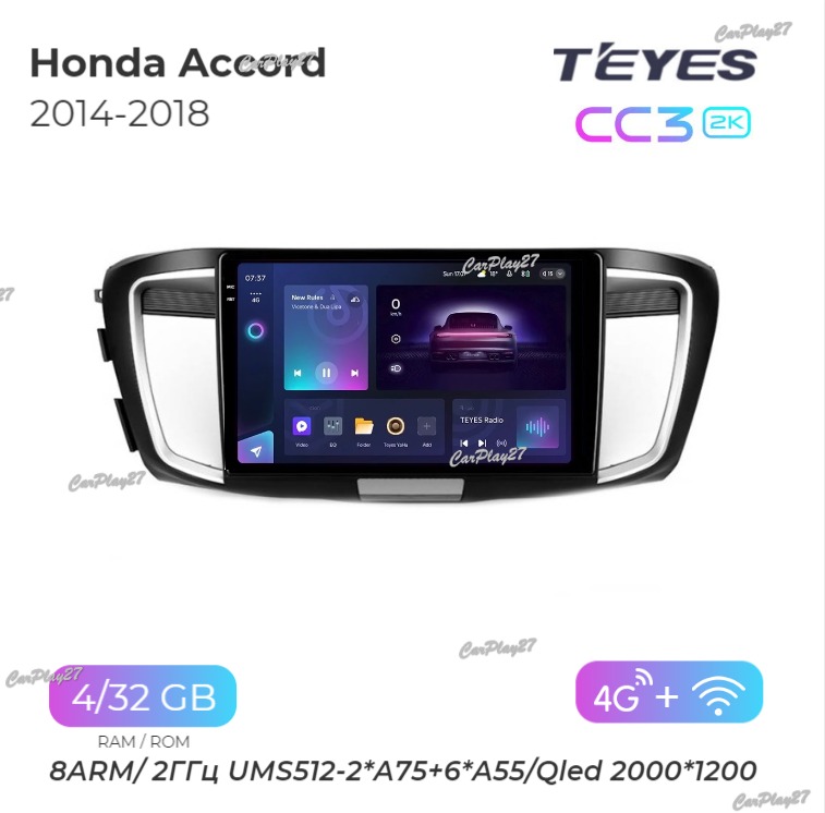 Магнитола штатная Honda Accord 2014