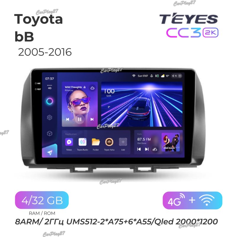 Магнитола штатная Toyota Bb 2005