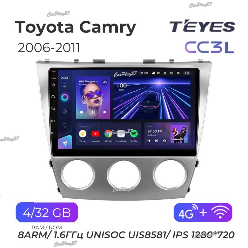 Магнитола штатная Toyota Camry 2006