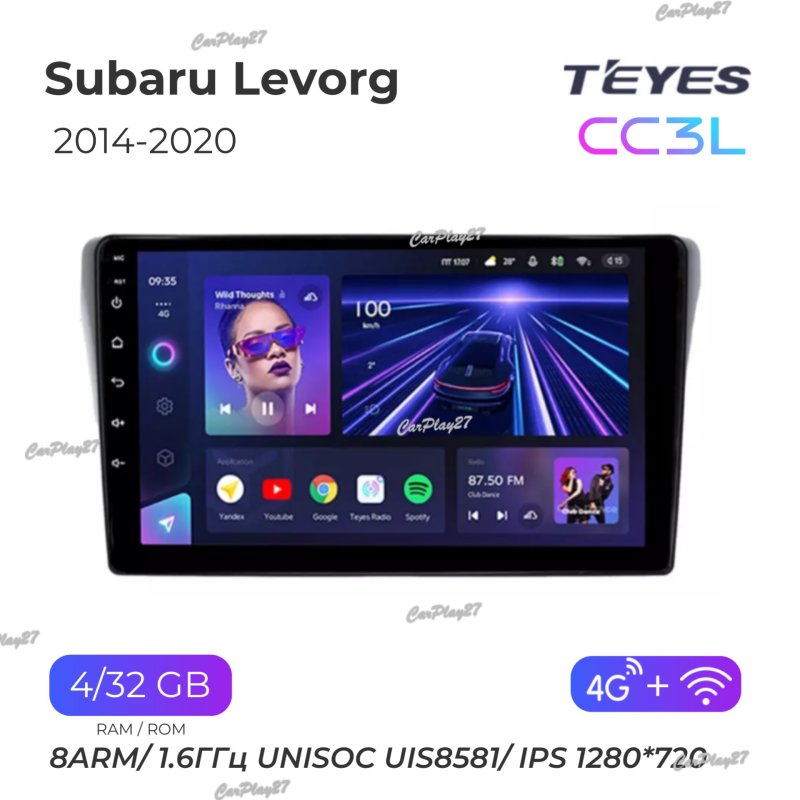 Магнитола штатная Subaru Levorg 2014